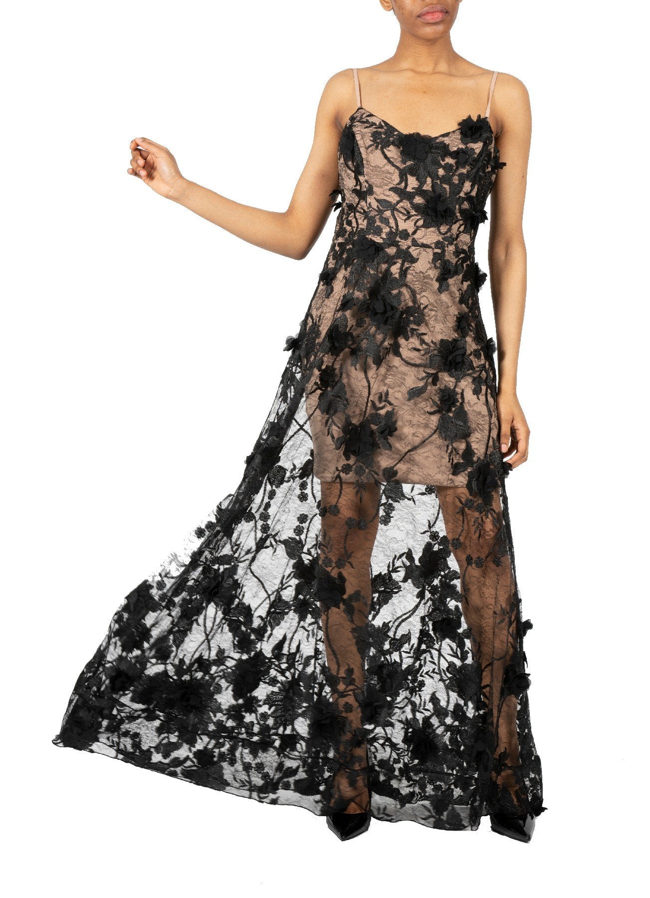 DRESS THE POPULATION-LILIAN GOWN-L- in ...